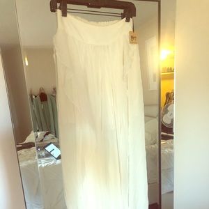 Nightcap silk maxi skirt